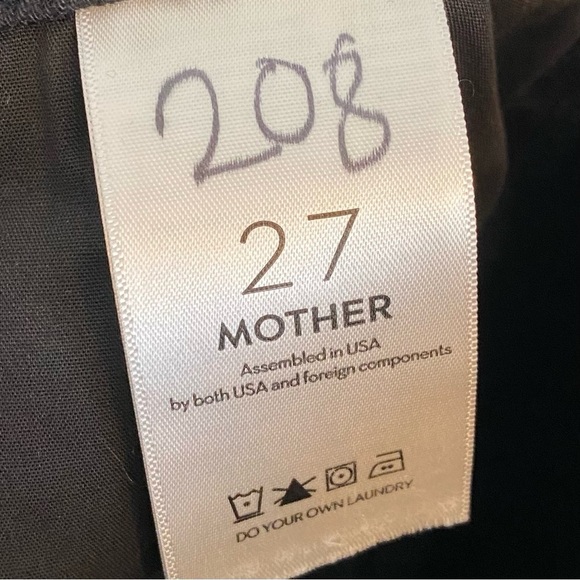 Mother The Flagpole Black Denim Midi Skirt - Picture 10 of 11